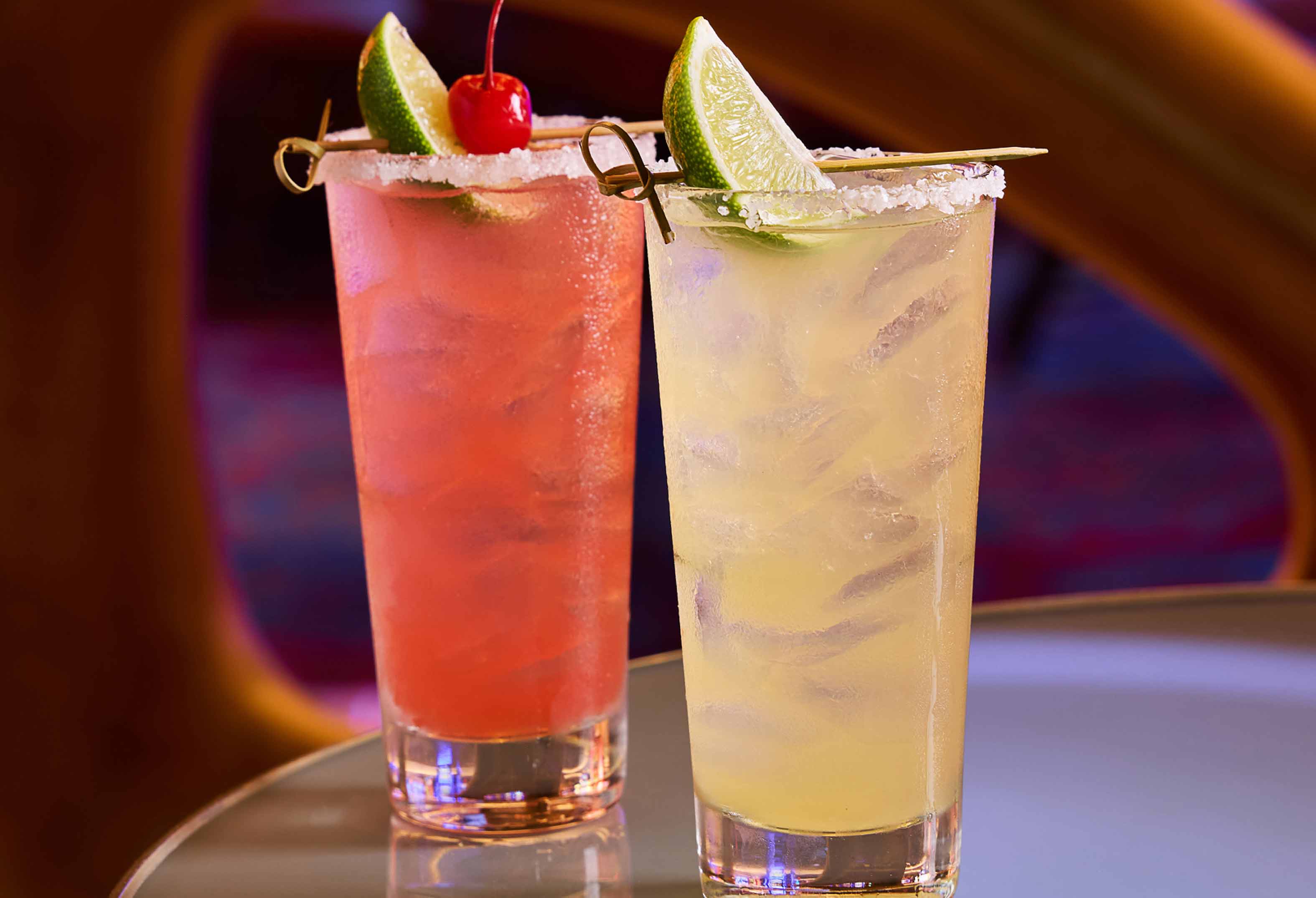 Margaritas at Center Bar at Seminole Hard Rock Hollywood