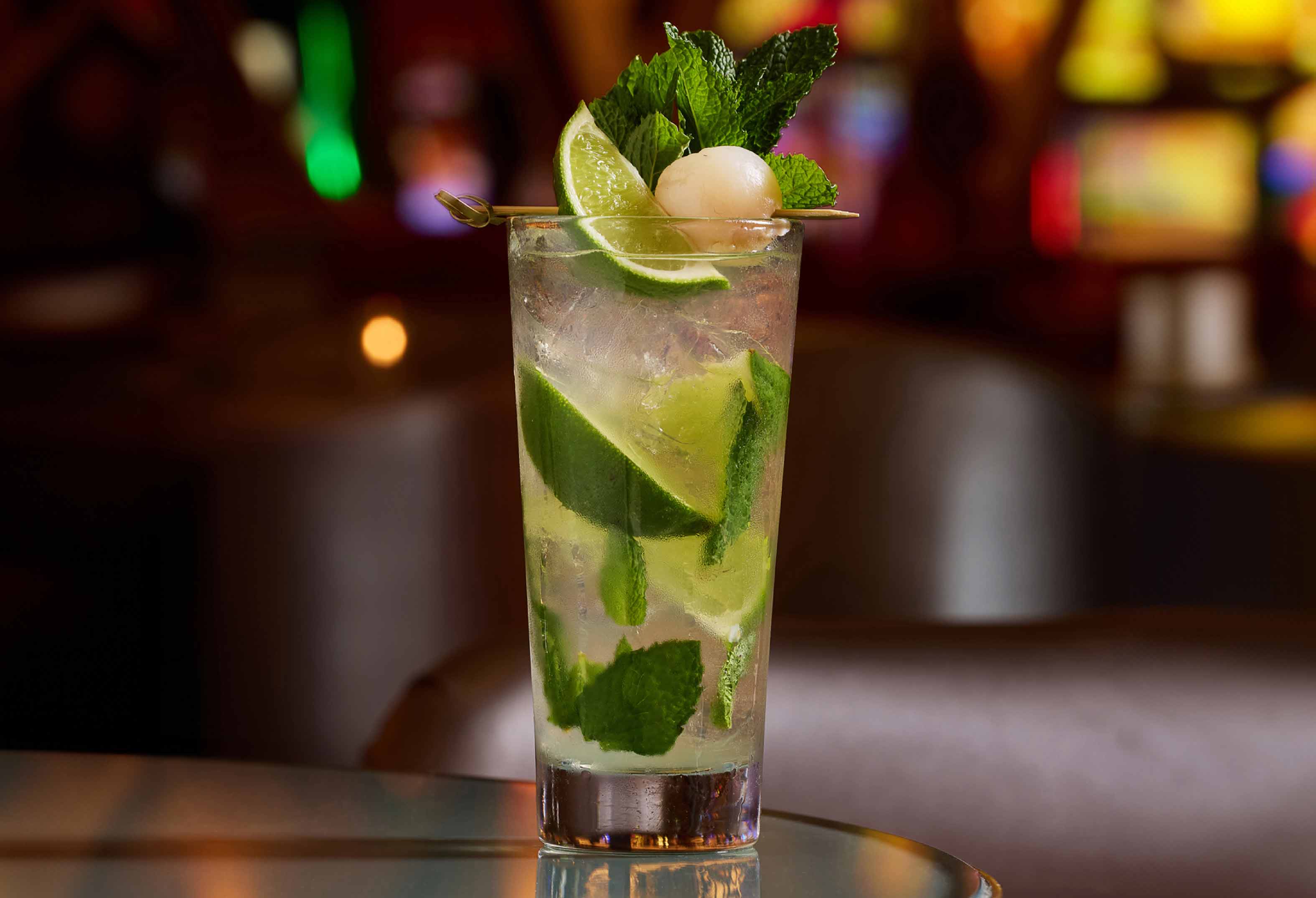 Mojito at Center Bar at Seminole Hard Rock Hollywood