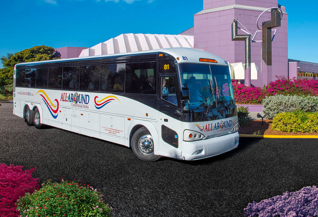 All Around Charters bus