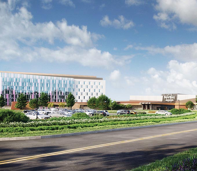 rendering of the future Hard Rock Hotel & Casino Kenosha