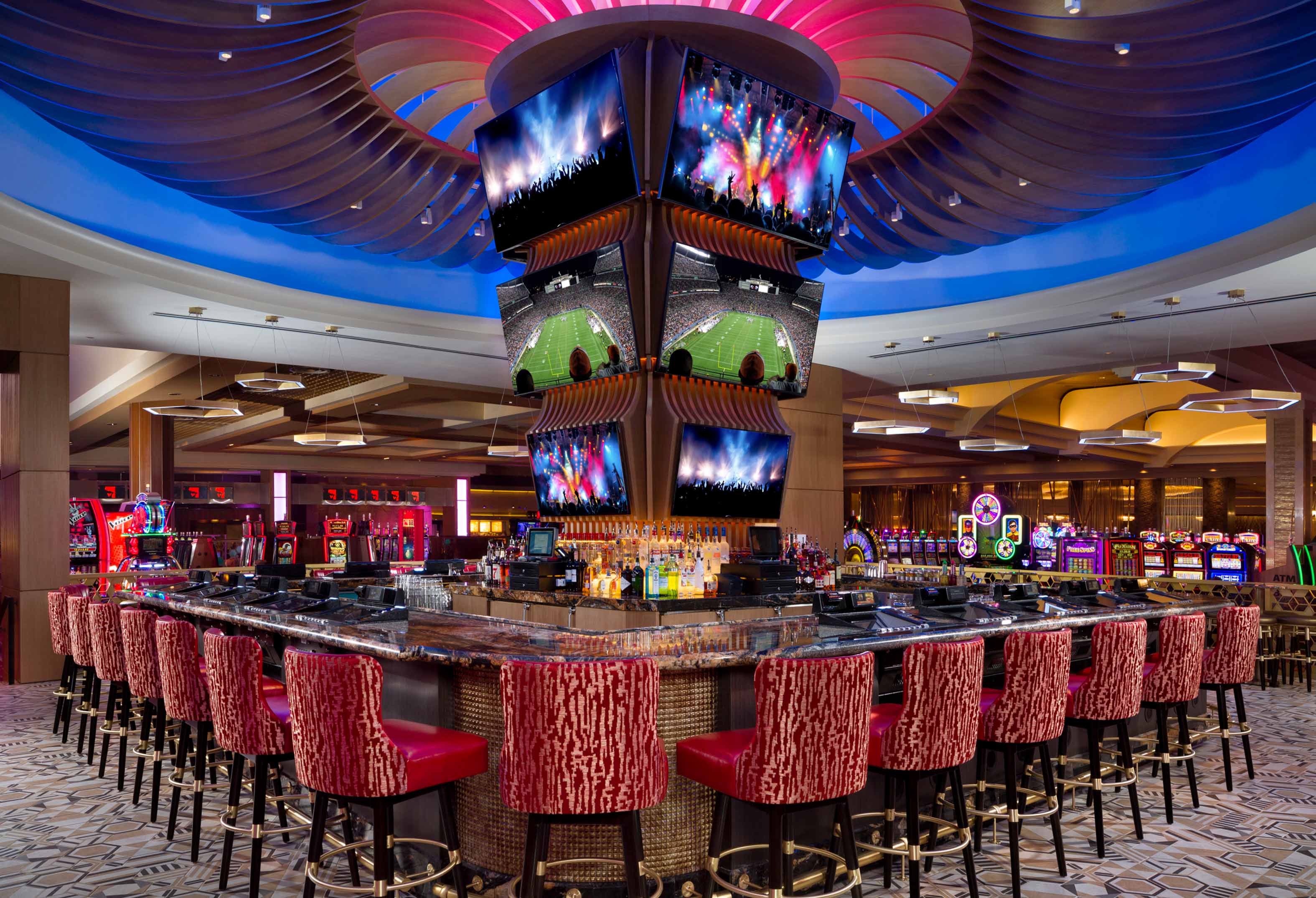 Corner View of Center Bar