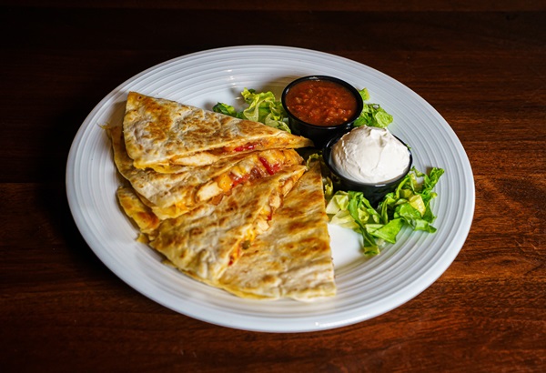 Chicken Quesadilla at Poker Snack Bar