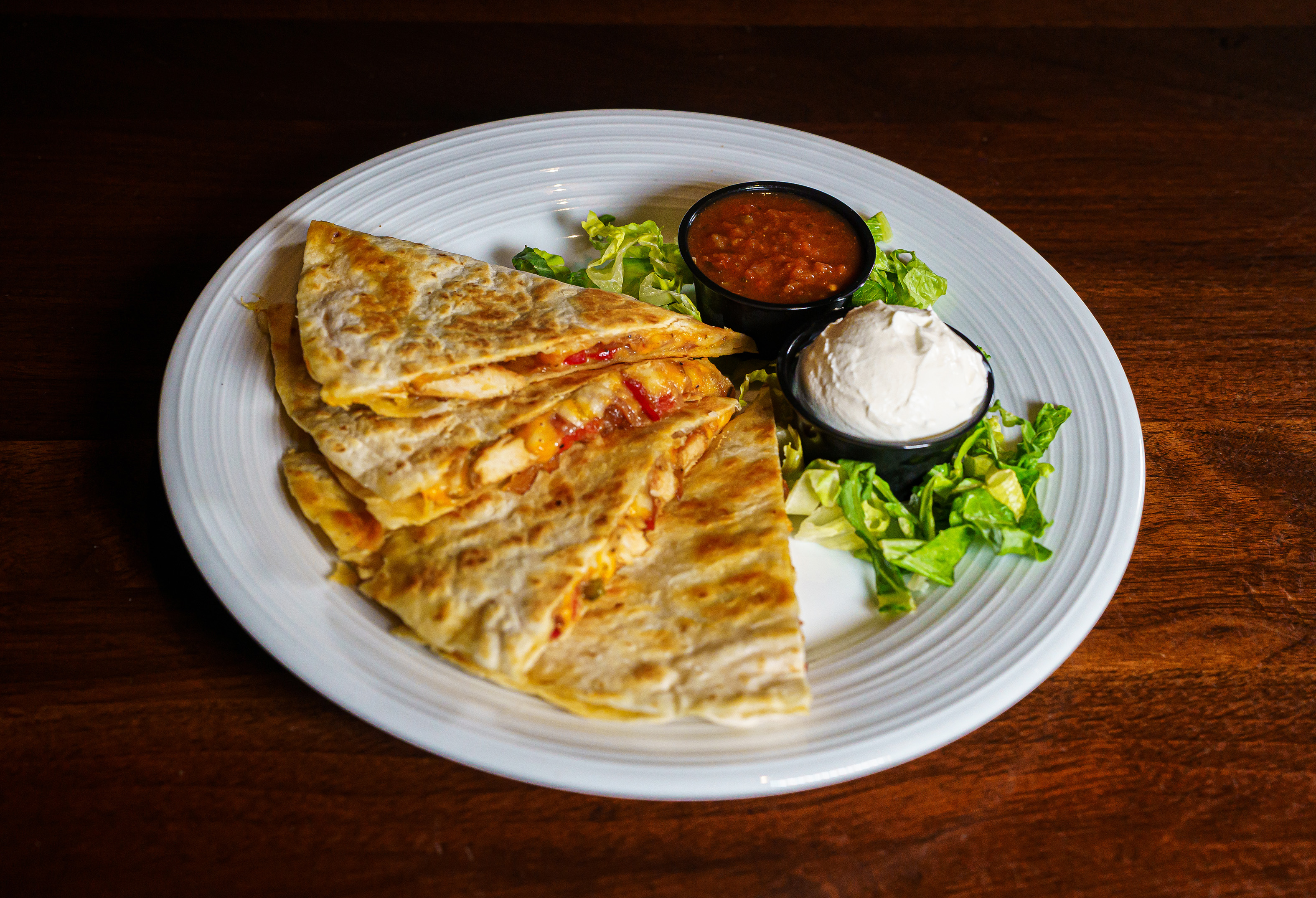 Chicken Quesadilla at Poker Snack Bar