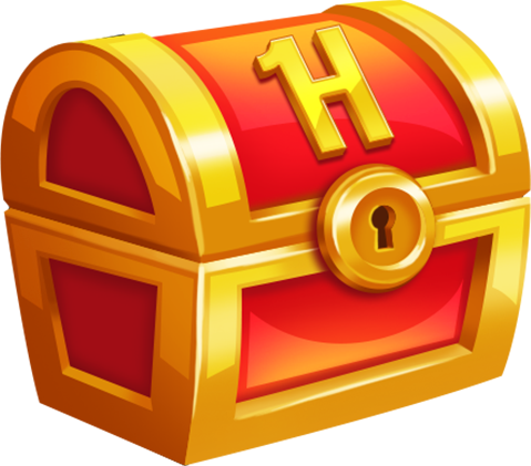 Social casino chest rewards feature icon