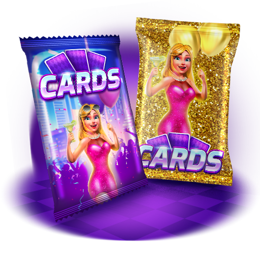 Collectibles prizes card packs screen