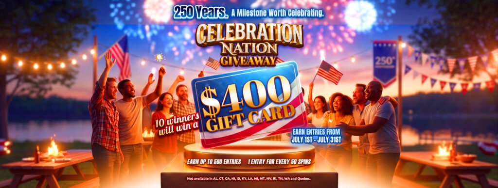 Celebration Nation Giveaway gift card prize artwork
