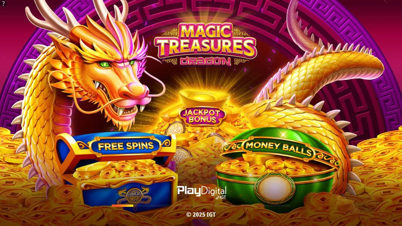 Magic Treasures Dragon slot game artwork
