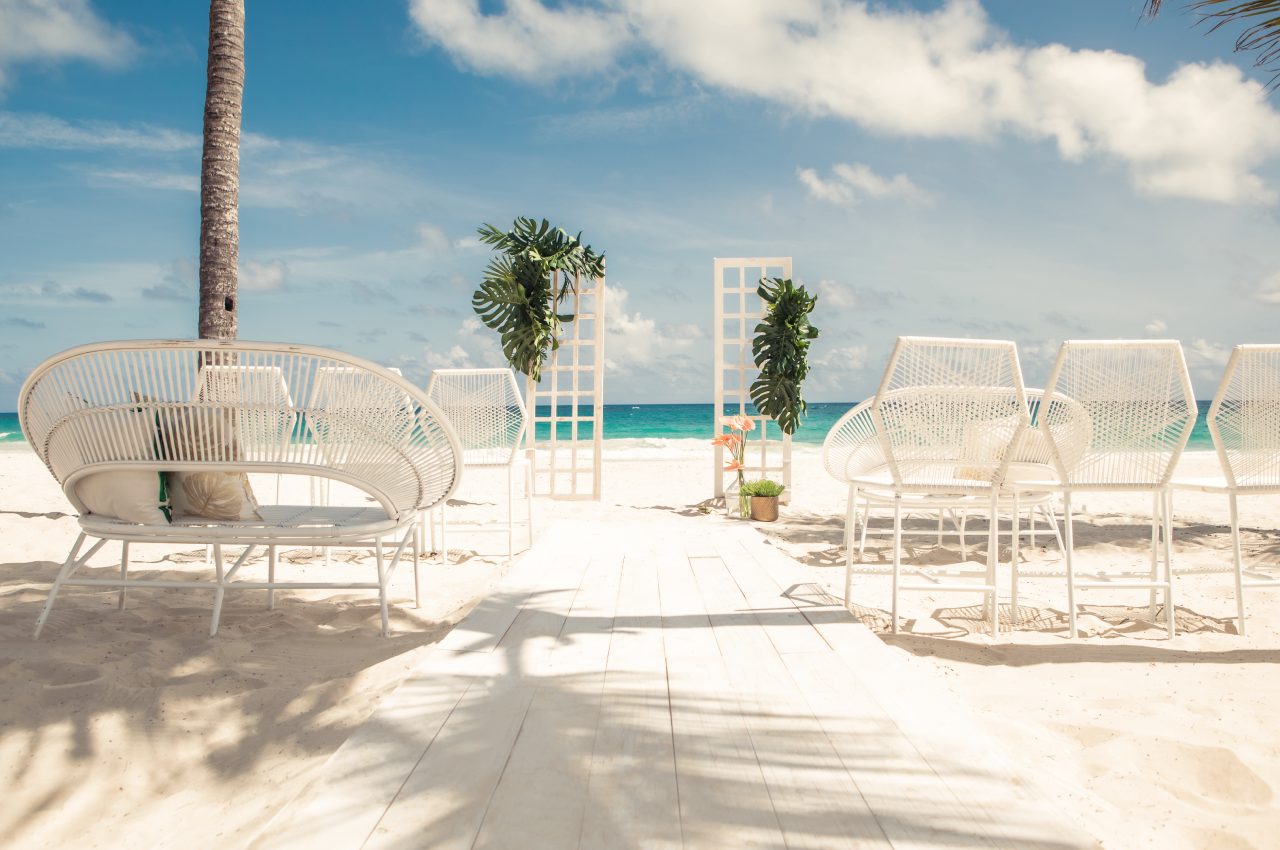 inspiracion de bodas tropical hotel hard rock