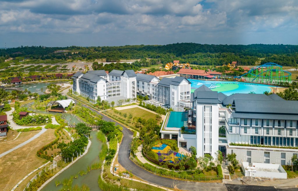 Hard Rock Hotel Desaru Coast aerial shot