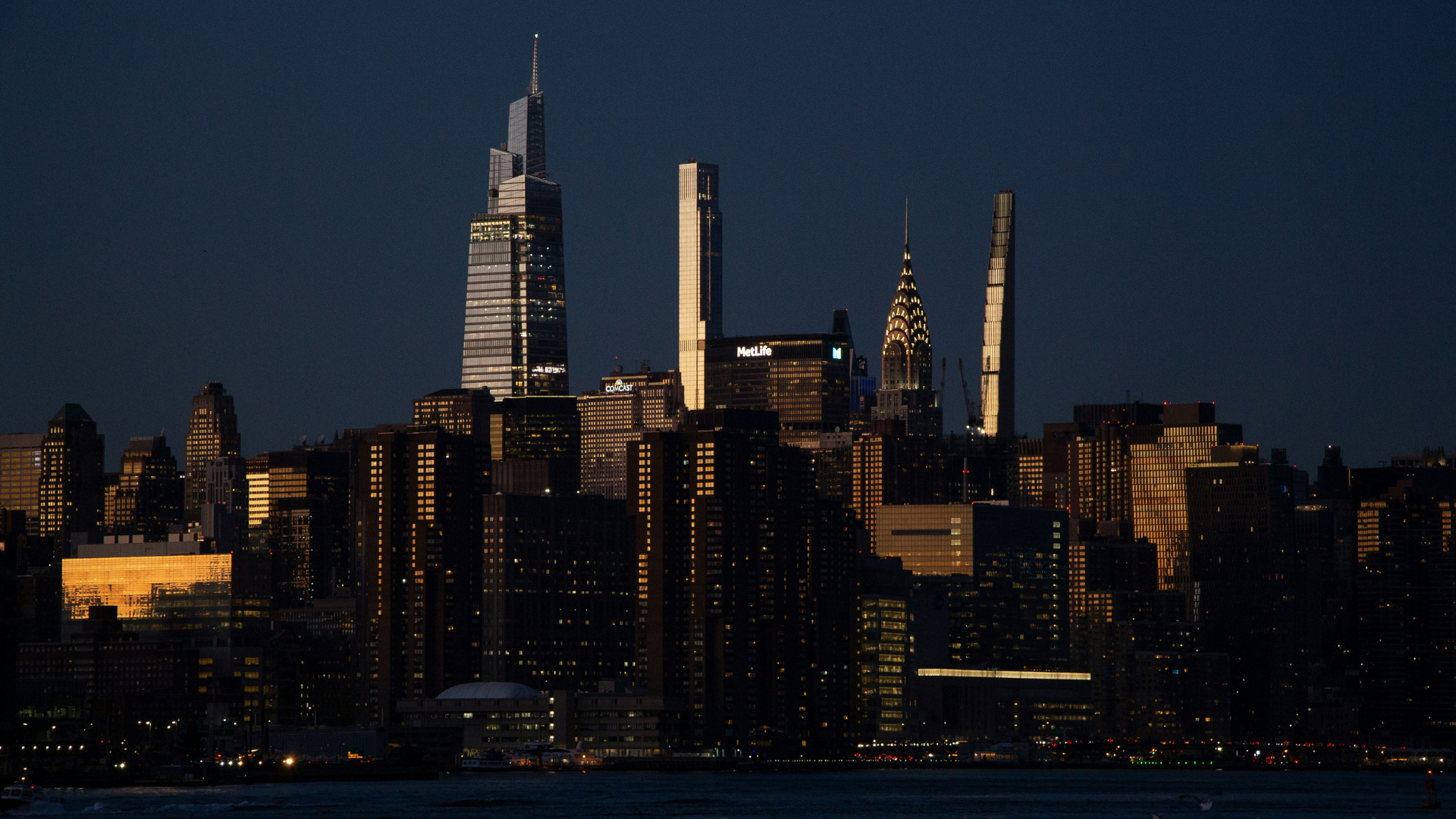 View of NYC Skyline from Hard Rock Hotel New York