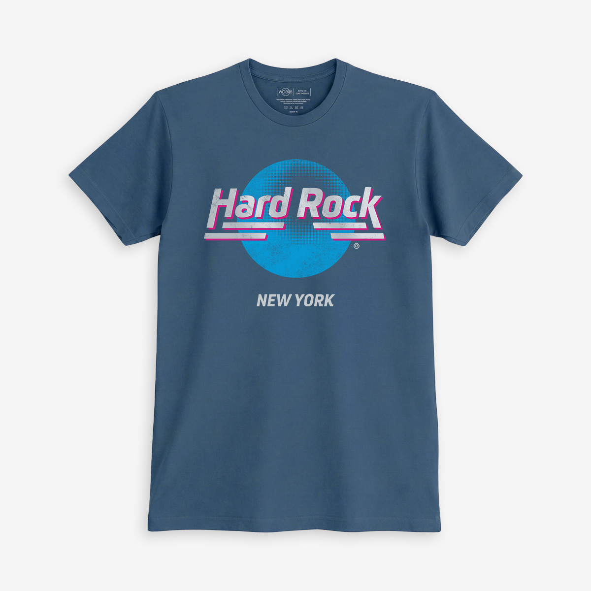 Retro Metallic Logo Tee in Midnight Navy image number 1