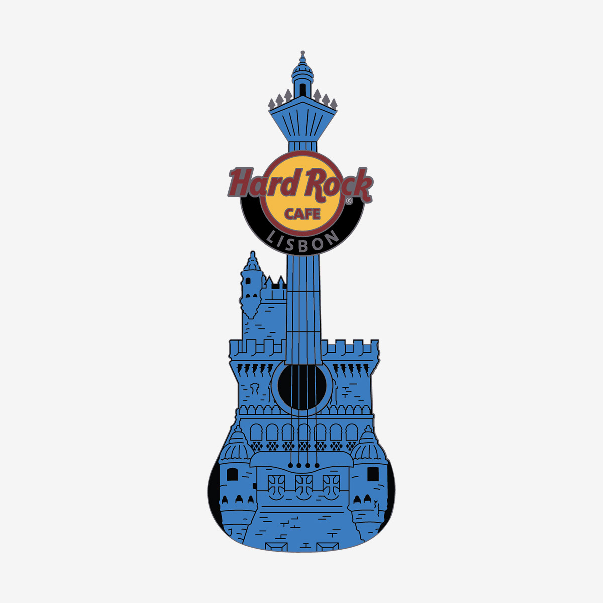 Limited Edition Lisbon Belam Tower Pin image number 1