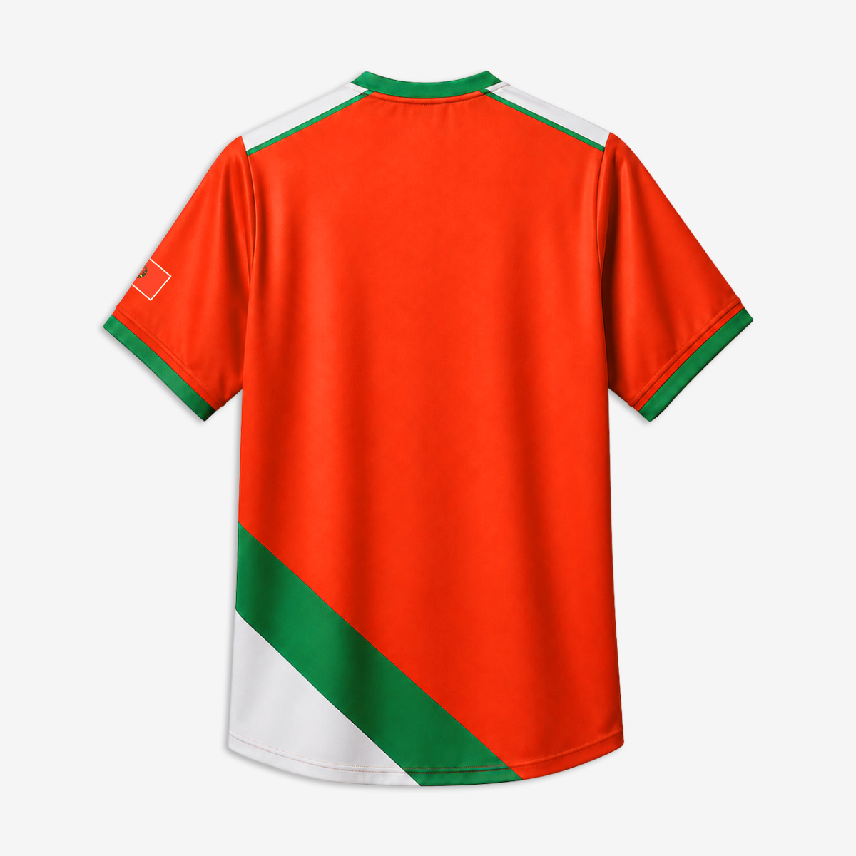 Portugal Soccer V-Neck Tee in Red image number 3