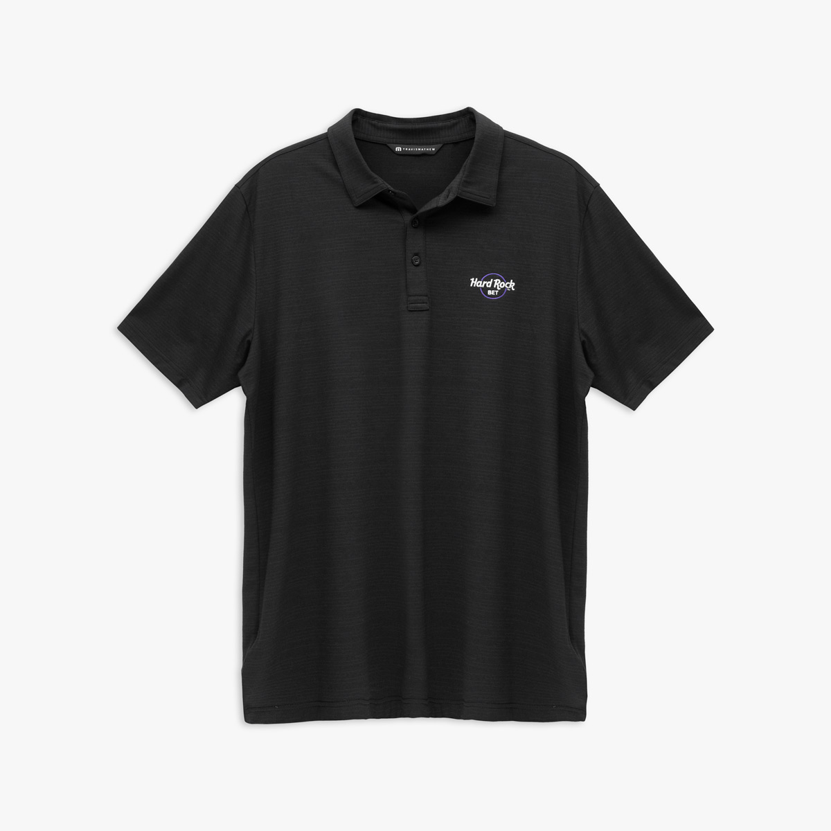 Hard Rock Bet x Travis Mathew Heather Polo in Black image number 2