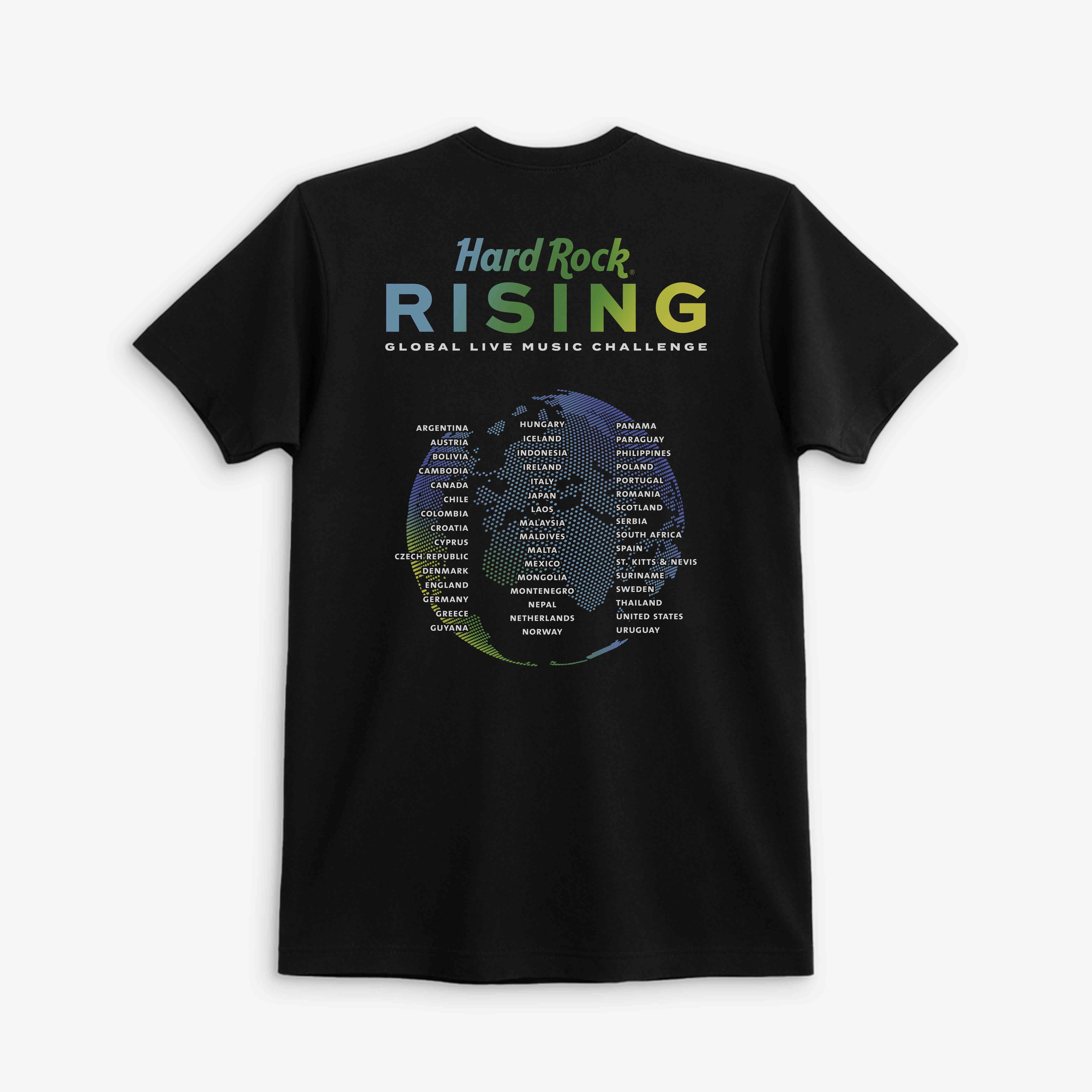 Hard Rock Rising Tee in Black image number 1