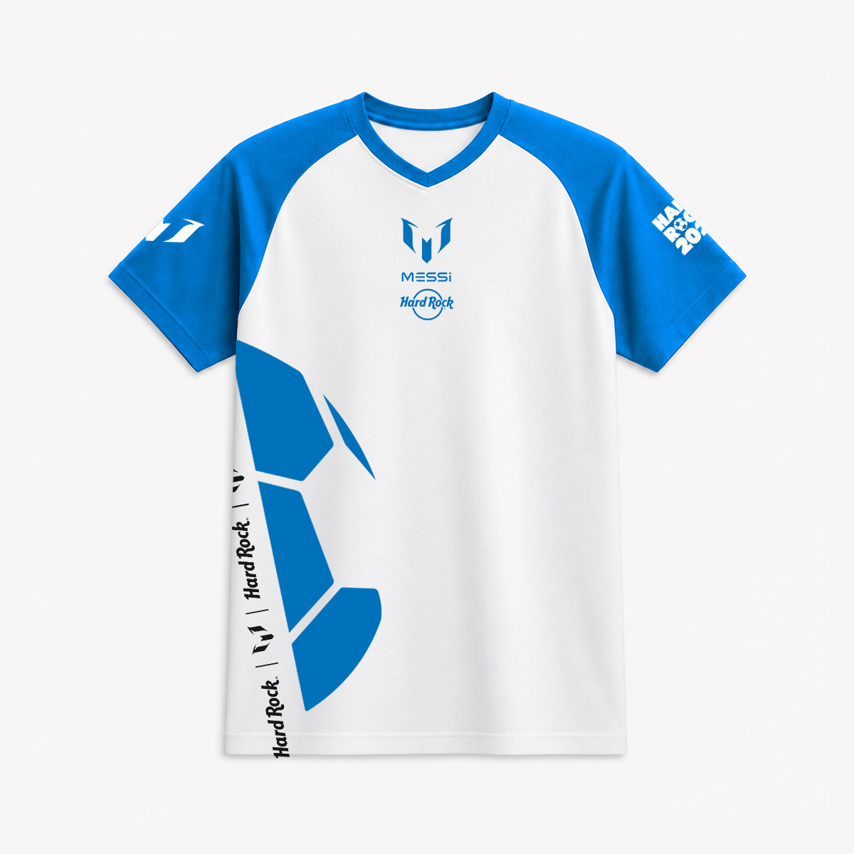 Messi 2026 Raglan Tee in White image number 1