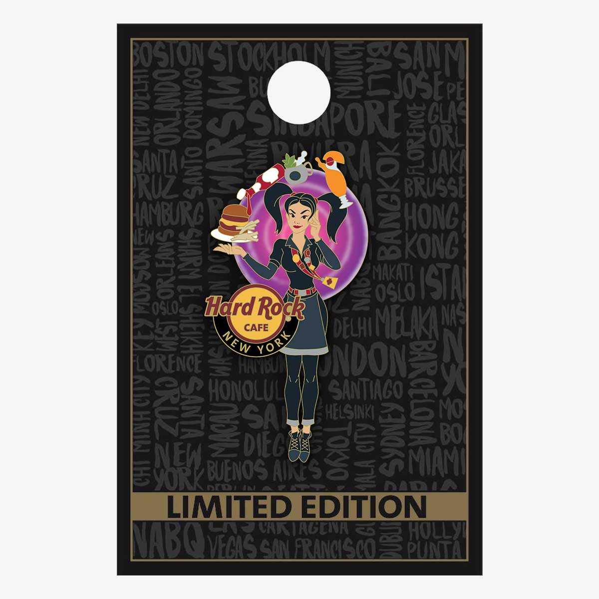 Limited Edition New York City Psychic Server Pin image number 2