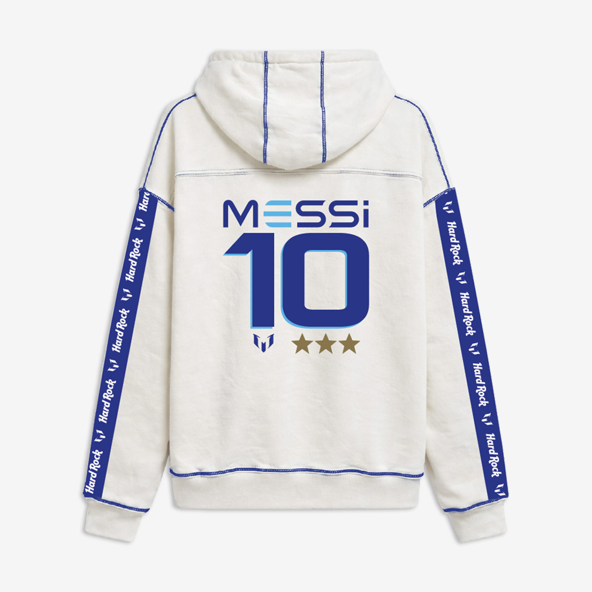 Messi 2026 Contrast Stitch Hoodie in White image number 2