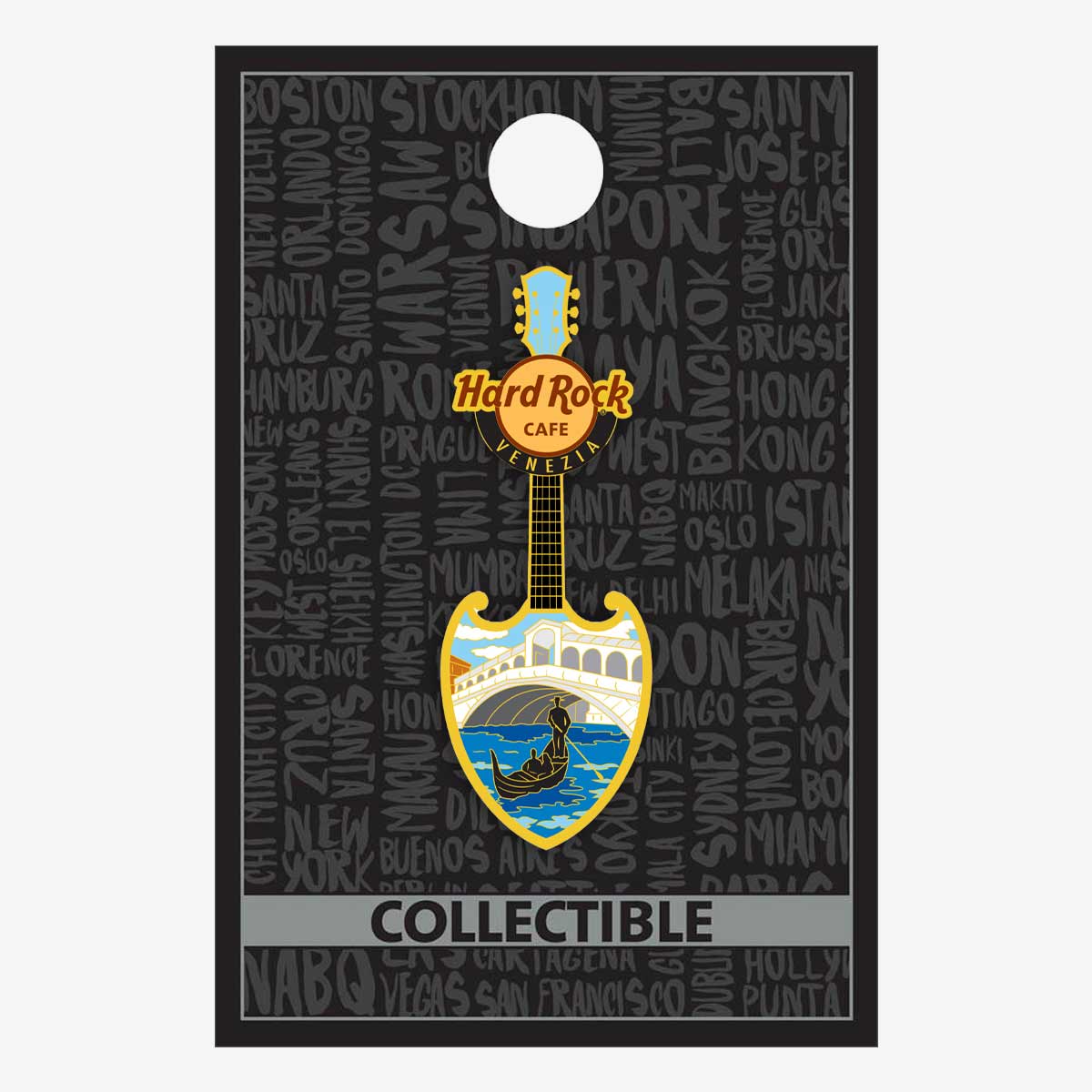Collectible Venice Bridge Guitar Pin image number 2