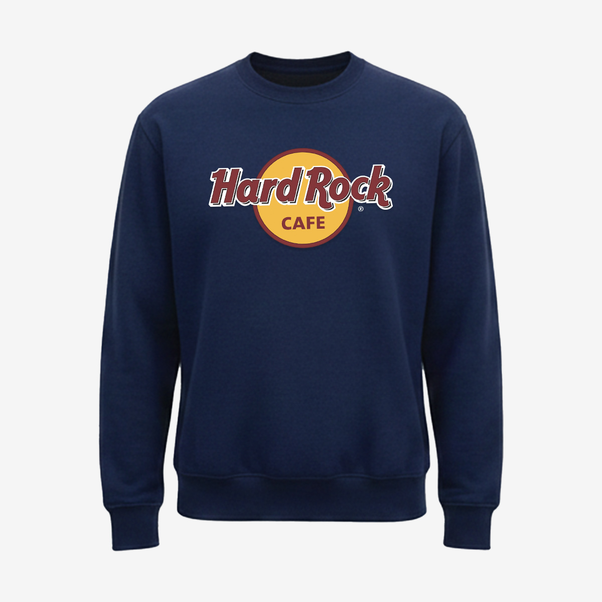 Adult Fit Classic Logo Crewneck Fleece Pullover in Navy image number 2