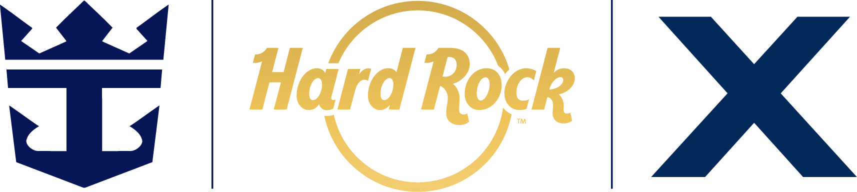 Logos pour Royal Caribbean, Hard Rock et Celebrity Cruises 